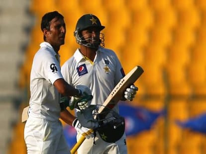 Younis khan passes 1000 test runs in 2014.  