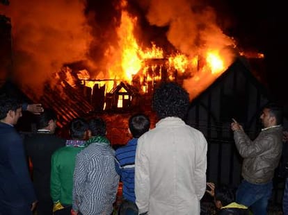 Fire broke out in deepak project.