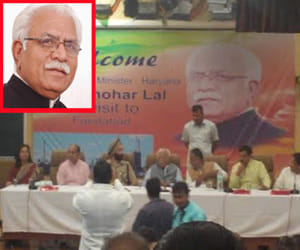 There is reason behind choosing faridabad for first visit after being CM.