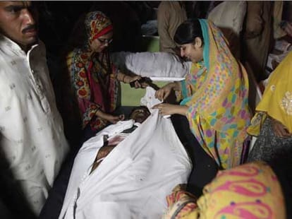 blast near wagah border, 48 killed.