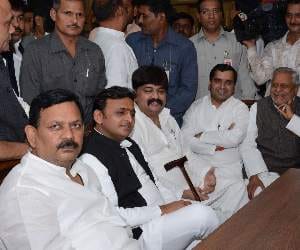 SP candidate files nomination for Rajya Sabha.