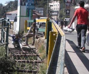 footpath repairing in shimla.