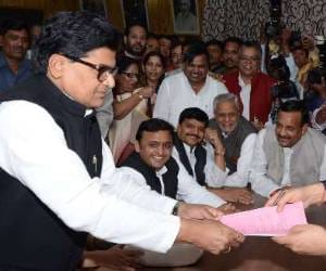 Property of SP candidate for Rajya Sabha.