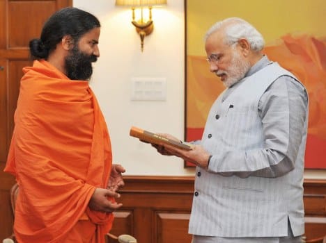 modi says ramdev, center statrt work on black money.