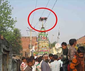 moharram juloos accidents in uttar pradesh