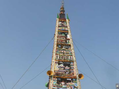 twenty eight scorched after tazia touched to high tension line.