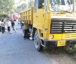 bike accident at humirpur, two died.