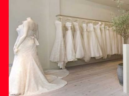 bride to be ran out of shop wearing underwear
