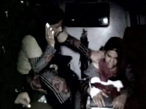Pulwama Police bus attacked by militants