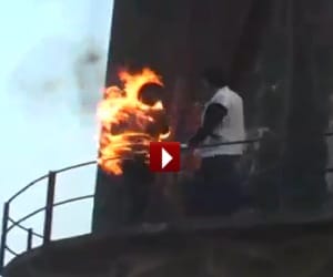 nsui leader burn alive case, see video.