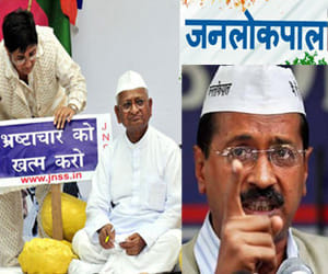 AAP is down playing with corruption and lokpal issue.
