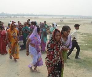17 people sunk in ganga river.
