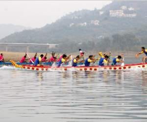 dragonboat drowned in gobind sagar lake.