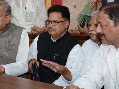 P L punia filed nomination for Rajya Sabha.