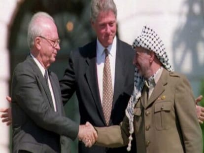 why yasir arafat have had empty gun?