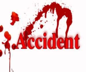 bjp leader died in road accident.