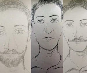 mehram murder case, kidnapper sketch