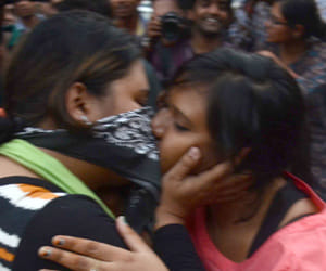 kiss of love- youth demand freedom of kiss