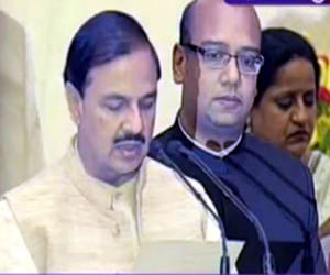Dr mahesh sharma takes independent charge in modi cabinet.