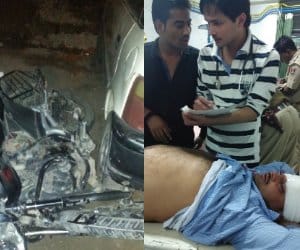 big road accident near panchkula