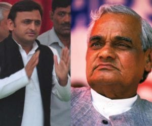 Akhilesh attacks on MOdi and Atal Bihari Vajpayee.