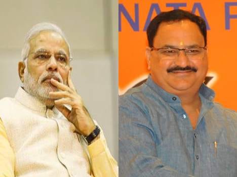narender modi residence in jp nadda house 