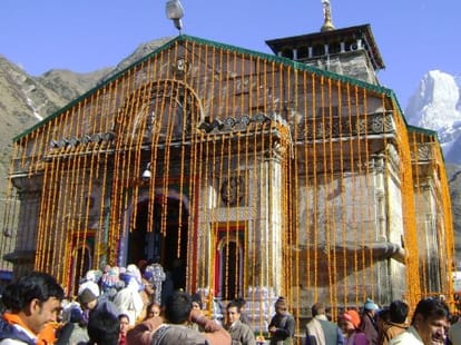 kedarnath temple reconstruction.