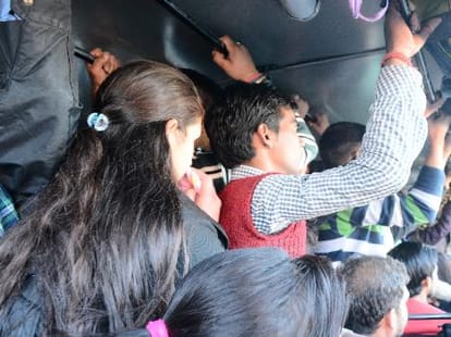 fixed fair buses in shimla city in new year.