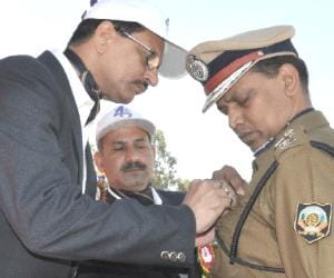 DGP disc award function at dharamshala