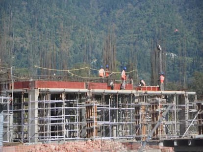 construction of international cricket stadium.