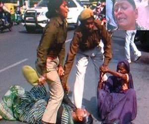 suicide attempt in front of lucknow vidhan bhavan.