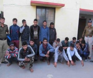 munna bhai arrested in army recruitment rally.