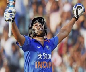 rohit sharma s second double century in ODI. 