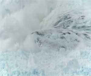 largest glacier breaking off