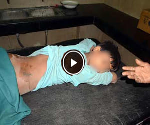 Video: kid brutally beaten and torcherd night long.