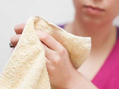 towels are the most infected objects