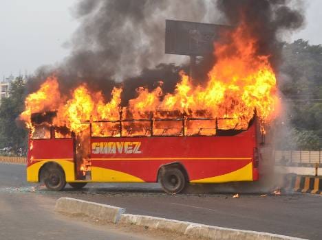 Cms bus will drag two boys to death.