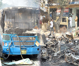 Demolishing illegal structures heavy arson, sabotage.