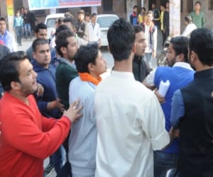 fight in dav college.