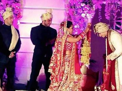 salman khan sister marriage at hydrabad.