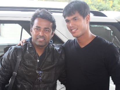 Leander Paes in Chandigarh for Tennis Champions League