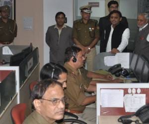 Akhilesh inaugrated modern control room in Lucknow.