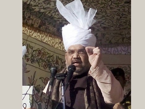 amit shah meet ajatshatru in his home
