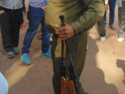 weapons recovered at satlok ashram of sant rampal