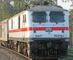 overloading of goods carriage in train.