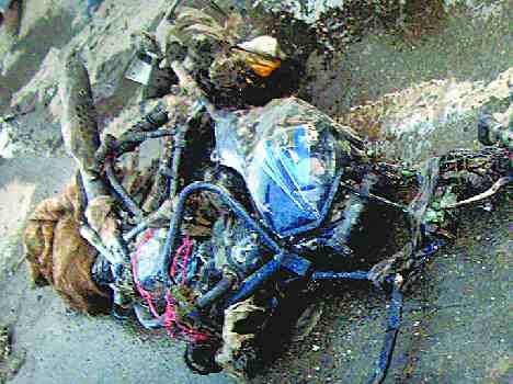 accident hamirput, one died