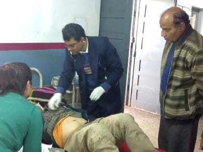Speeding car hit traffic constable in Delhi