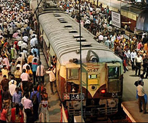 EMU train stones, injuring several passengers.