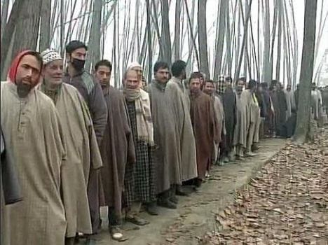 Vote for 15 seats in Kashmir today