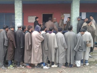 story on 2nd phase election in jammu kashmir